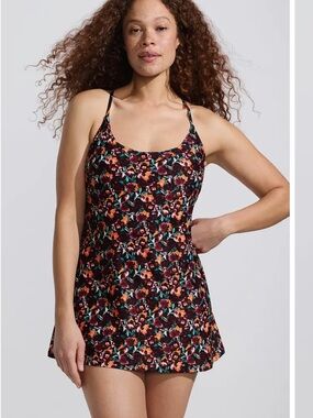 Andie + Lands’End Tugless Fiji swim dress size S